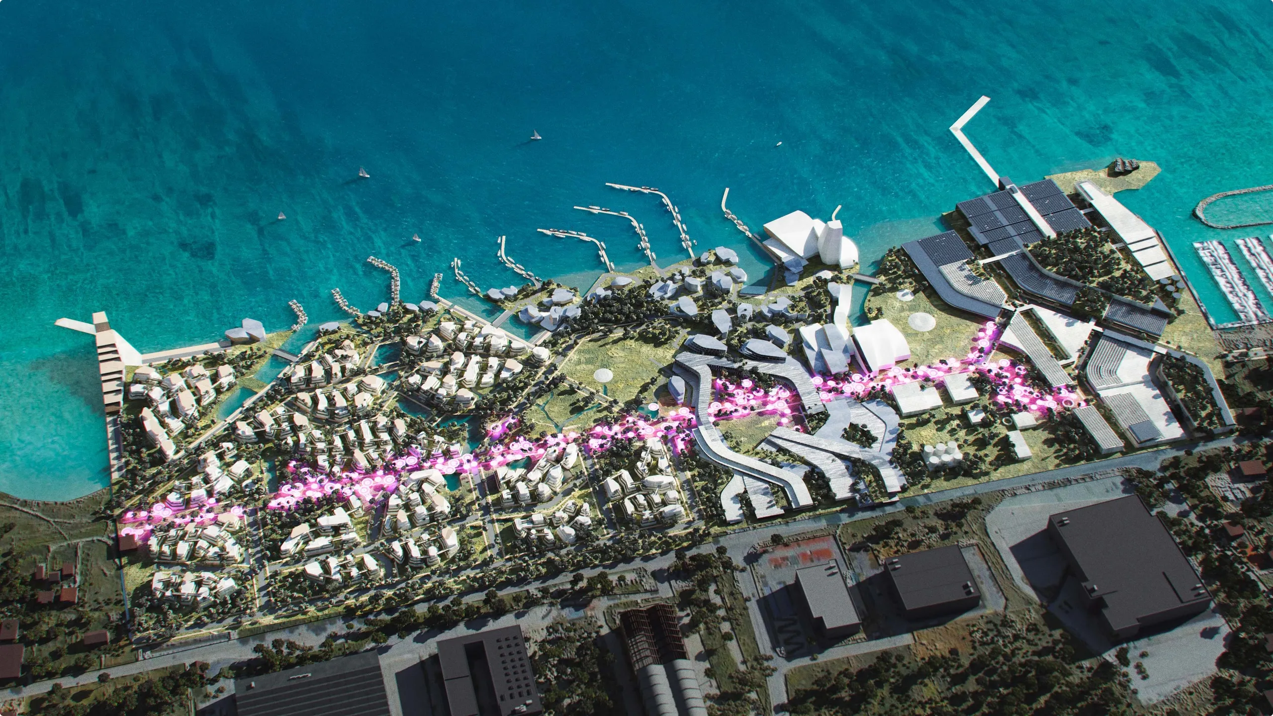 Render of project Coast City