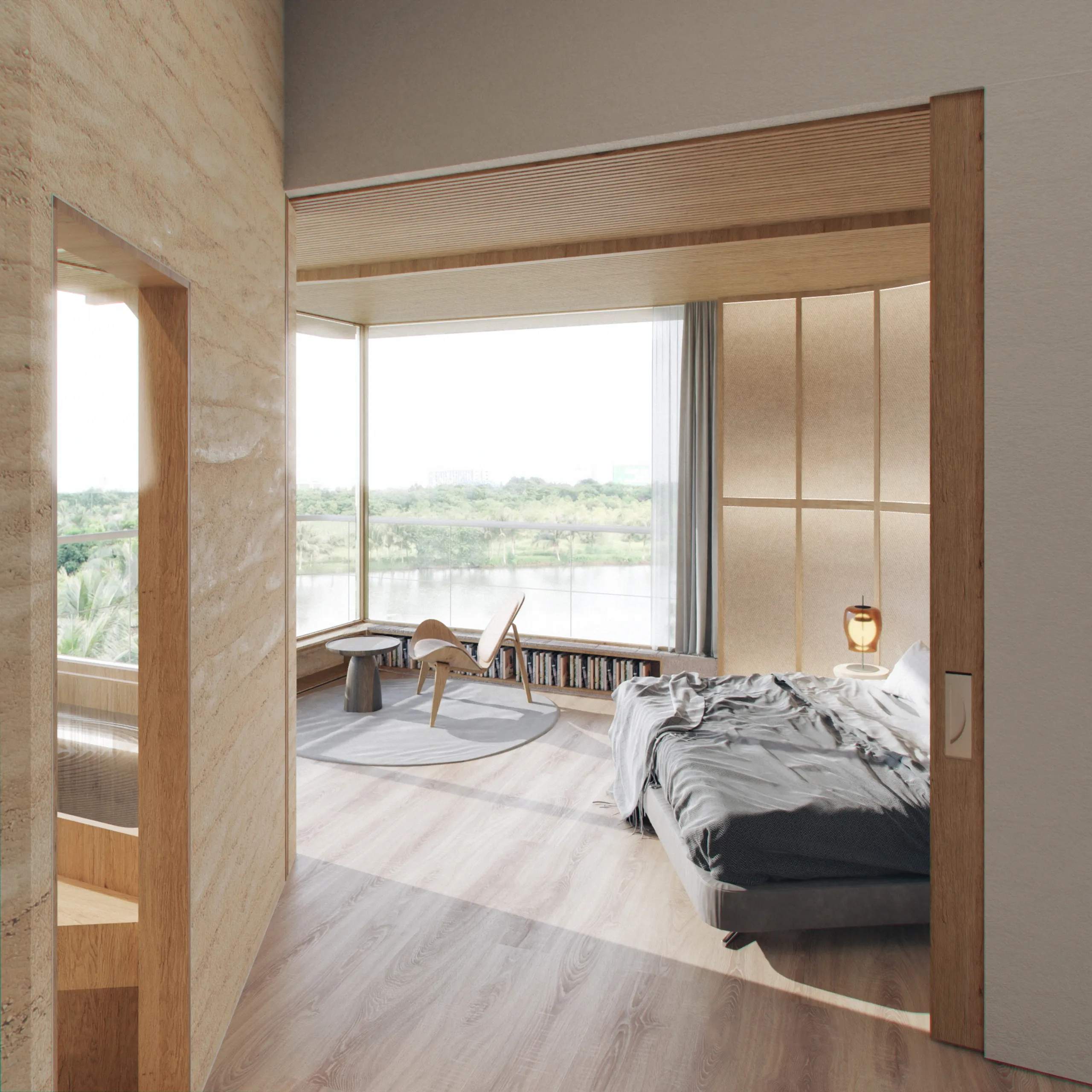 Render of project Eden bedroom