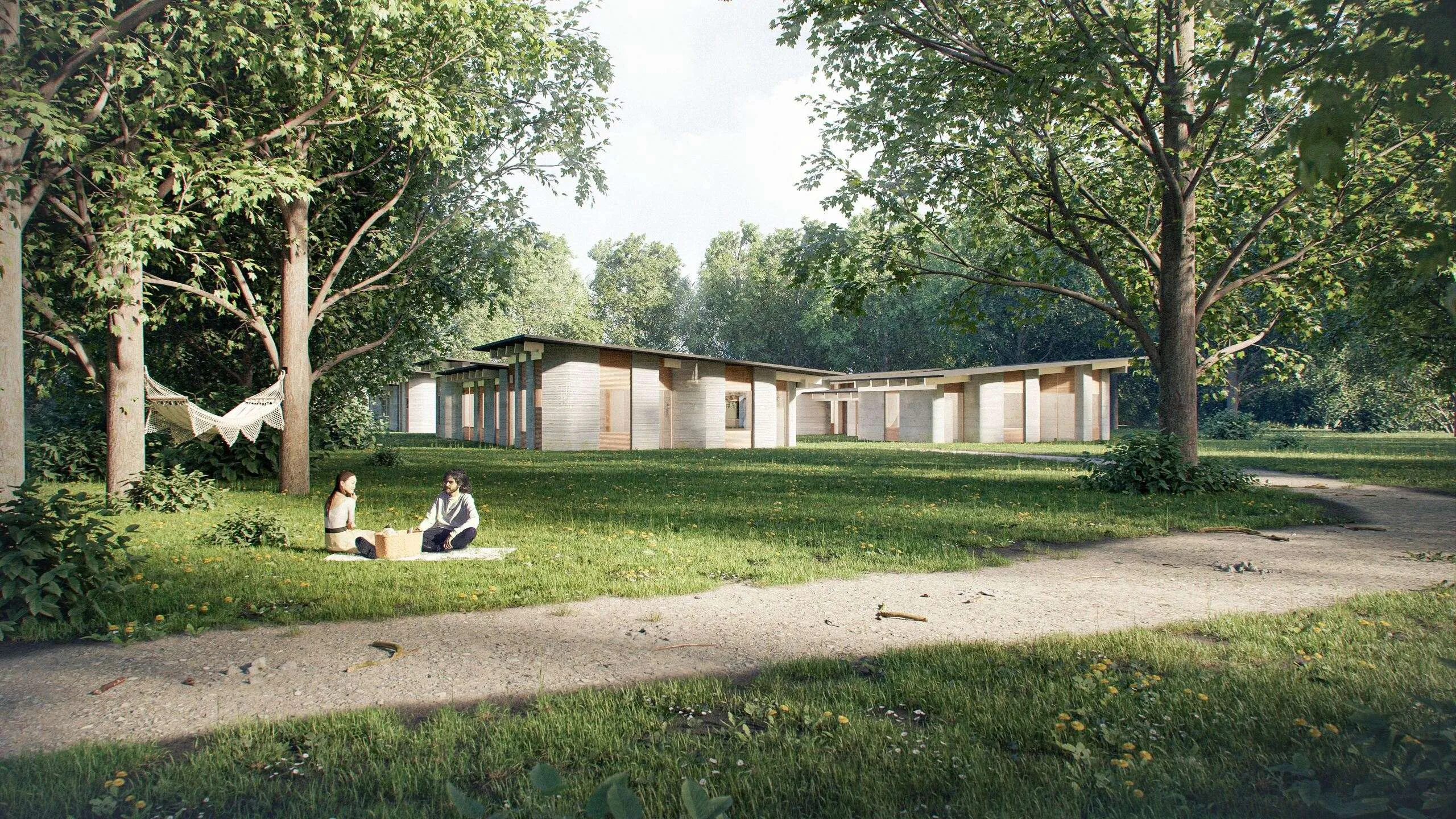 Render of project Skovsporet
