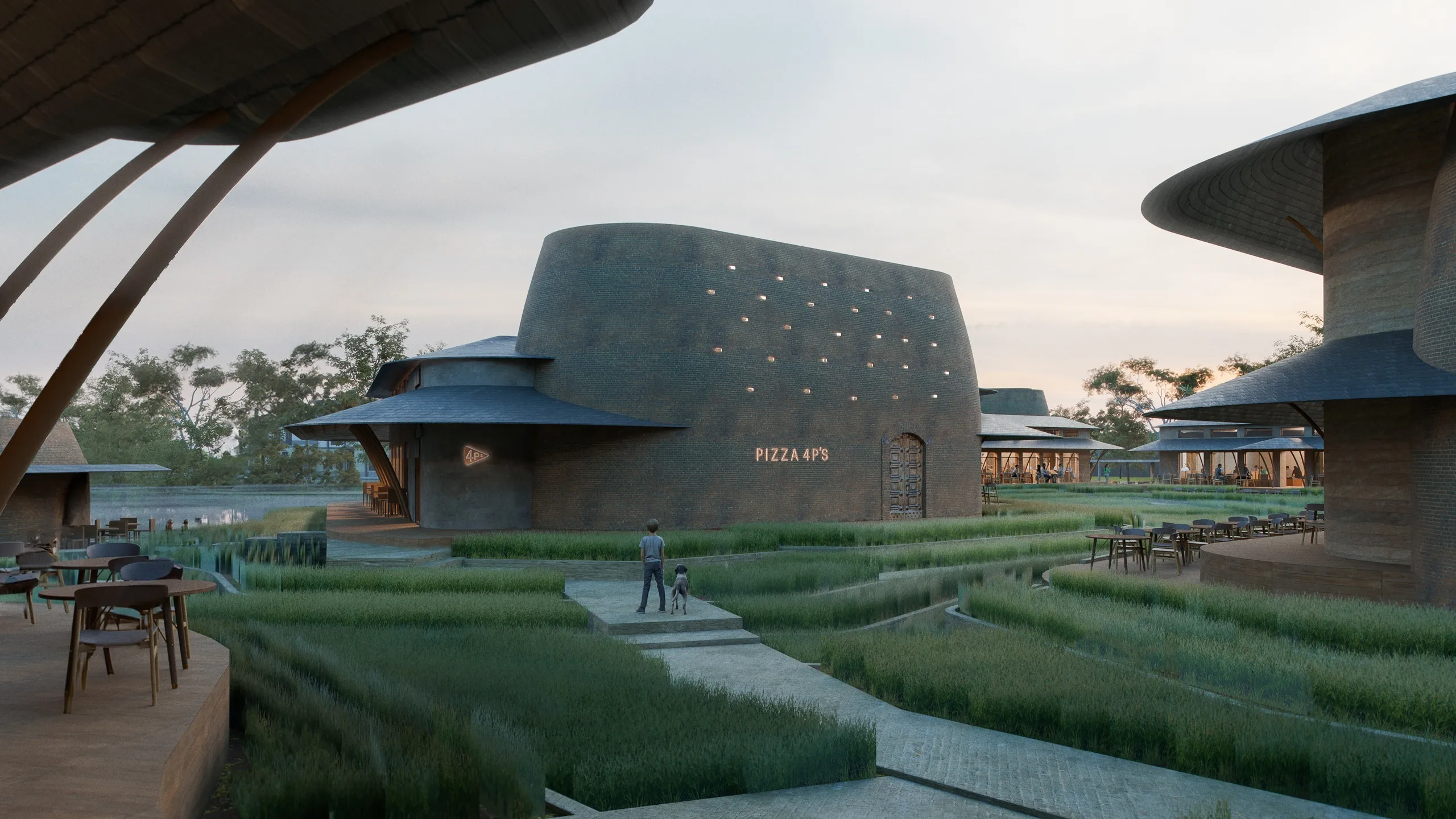 Render of project Rice Gardens Eatery