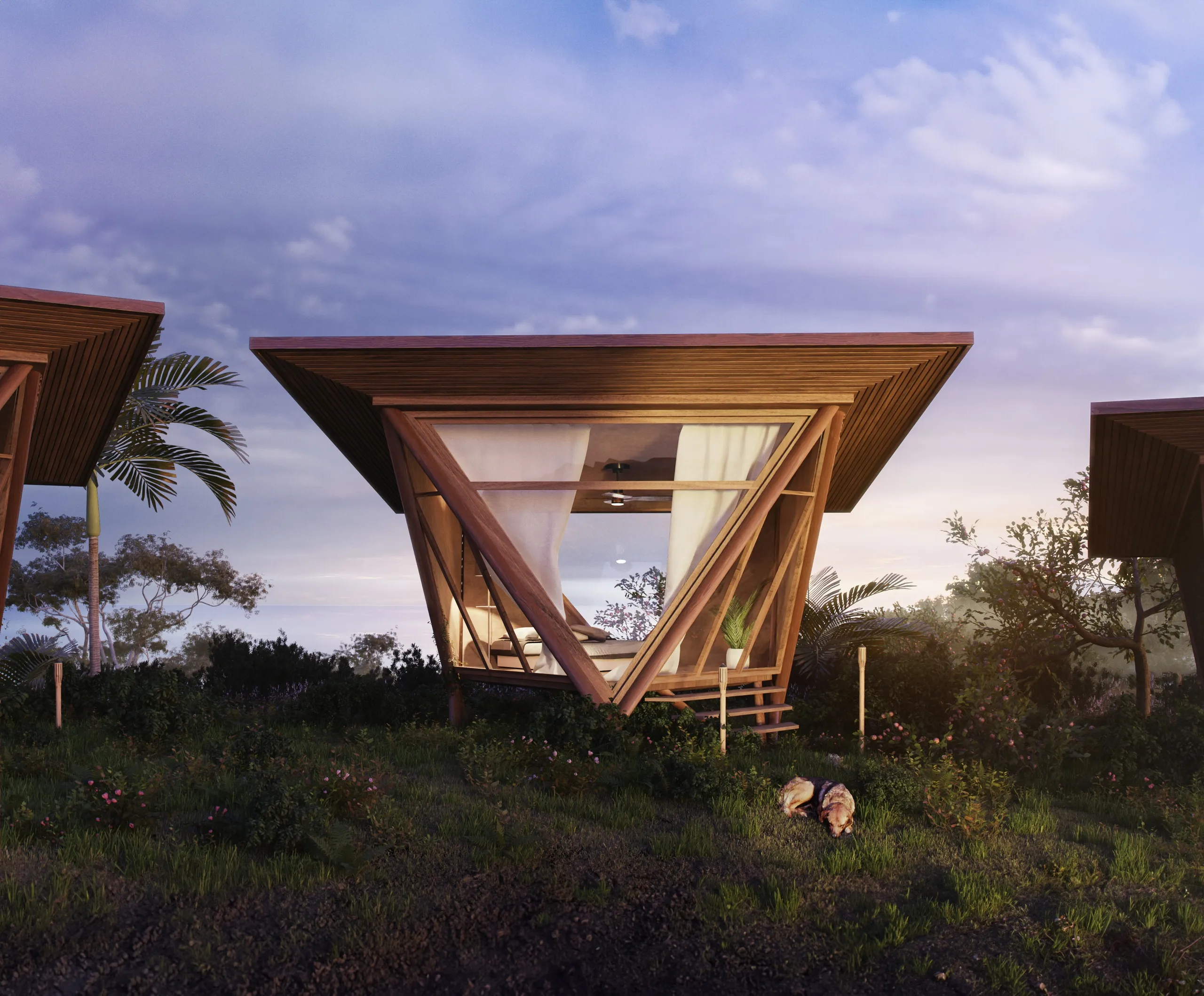 Render of project Tiny Huts